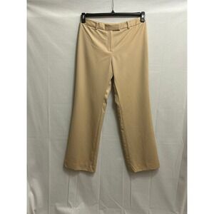 Brooks Brothers Wool Caroline Fit Tan Straight Leg Dress Pants Womens 10 Office